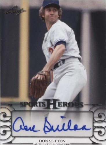 2016 Leaf Sports Heroes - Don Sutton #BA-DS1