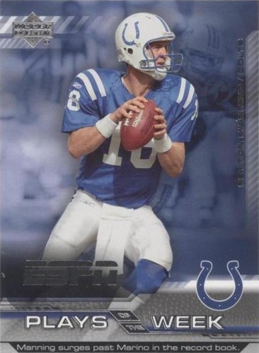 2005 Upper Deck ESPN Peyton Manning #PW-10