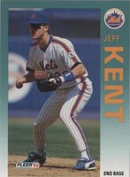 1992 Fleer Update - Jeff Kent #U-104