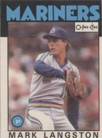 1986 O-Pee-Chee - Mark Langston #198
