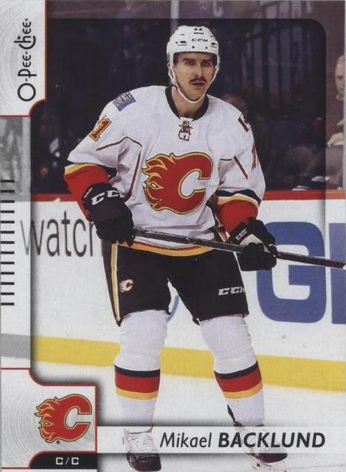 2017-18 O-Pee-Chee - Mikael Backlund #448