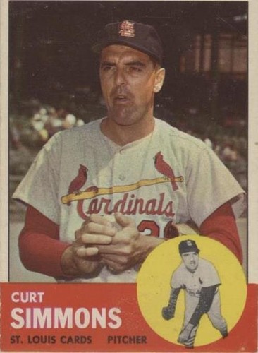 1963 Topps - Curt Simmons #22