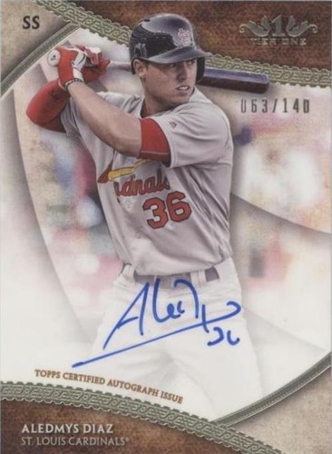 2017 Topps Tier One - Aledmys Diaz #BOA-ADA