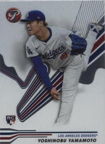 2024 Topps Pristine Yoshinobu Yamamoto Purple Refractor Auto