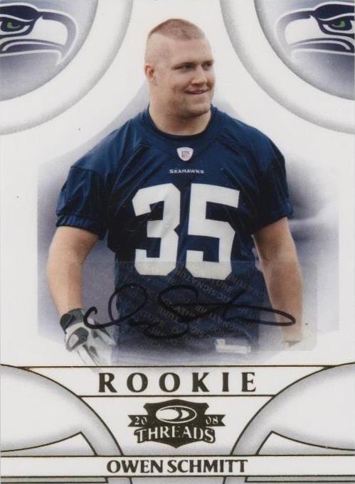 Donruss Threads Owen Schmitt #217 2008