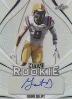 2020 Leaf Metal Rookie Autographs Grant Delpit #MR-GD1