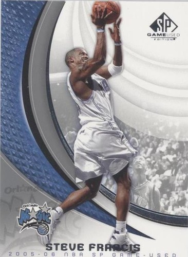 2005-06 SP Game Used Edition - Steve Francis #72