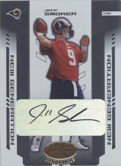 2004 Leaf Certified Materials Jeff Smoker #175