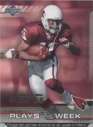 2005 Upper Deck ESPN Larry Fitzgerald #PW-17