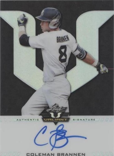 2017 Leaf Valiant Draft - Cole Brannen #BA-CB2