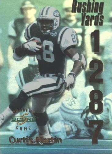 1999 Score Curtis Martin #19