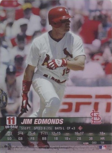 2004 MLB Showdown Trading Deadline - Jim Edmonds #080