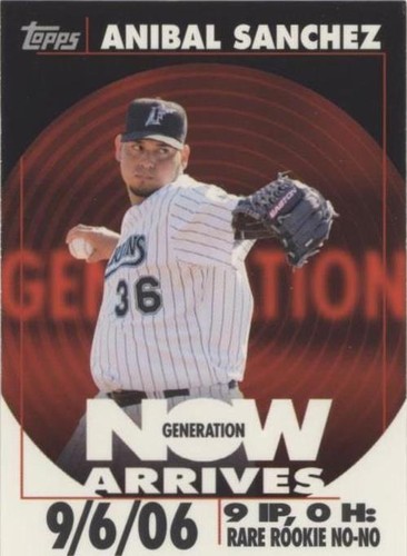 2007 Topps - Anibal Sanchez #GNV21