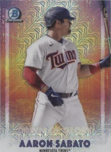 2021 Bowman Chrome - Aaron Sabato #DG-19