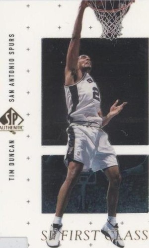 1998-99 SP Authentic - Tim Duncan #FC25