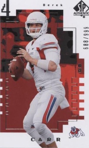2014 SP Authentic Derek Carr #FW-17