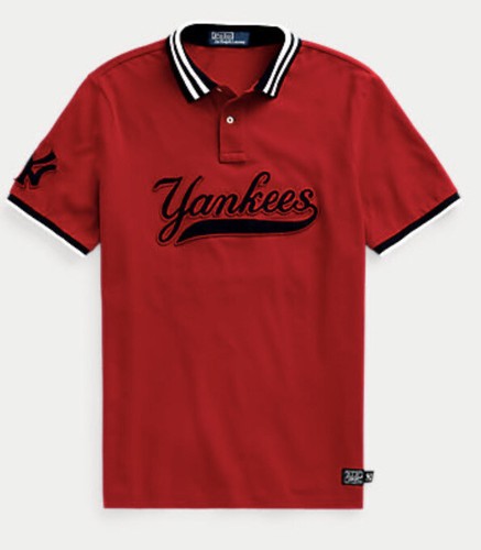 売れ筋商品|||ラルフローレン カットソー トップス レディース Unisex Yankees Polo Shirt RL 2000 Red Polo Ralph Lauren New York Yankees Polo Shirt Limited