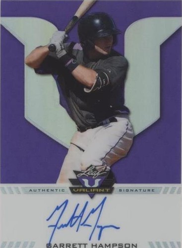 2017 Leaf Valiant Draft - Garrett Hampson #BA-GH1