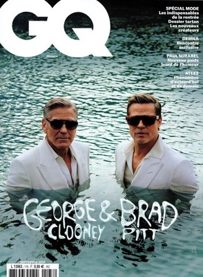 GEORGE CLOONEY & BRAD PITT_...FRANCE MAGAZINE GQ # 178 # SEPTEMBRE 2024