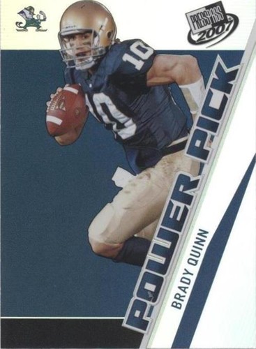 2007 Press Pass Brady Quinn #101