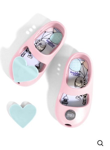 

Фенечки и подошвы Симпатичные сменные туфли Kaia Heart Kawaii на плоской подошве розового цвета, Rose, Baubles and Soles ® Kaia