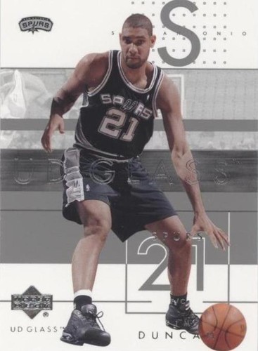 2002-03 UD Glass - Tim Duncan #76