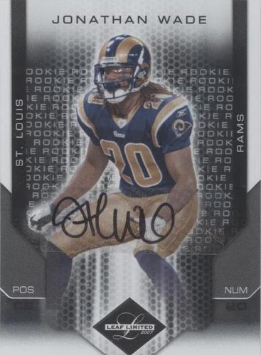 2007 Leaf Limited Jonathan Wade #278