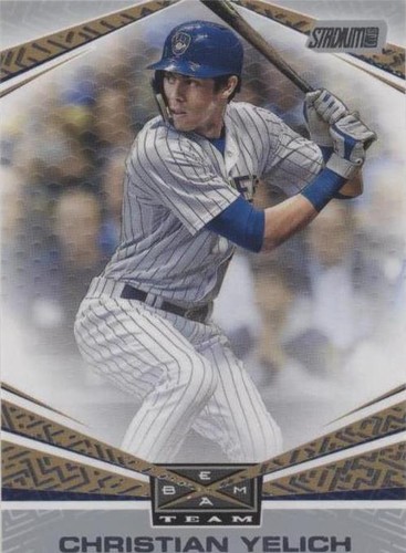 2025 Topps Stadium Club Blue Foil Variation - Christian Yelich | eBay