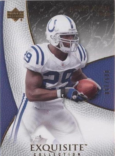 2007 Upper Deck Exquisite Collection Joseph Addai #28