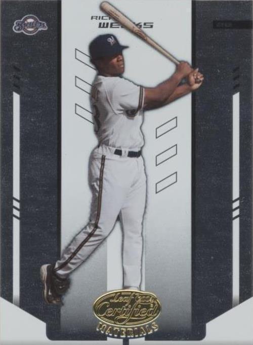 2004 Leaf Certified Materials - Rickie Weeks #161