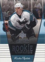 2002-03 Upper Deck Rookie Update - Niko Dimitrakos #125