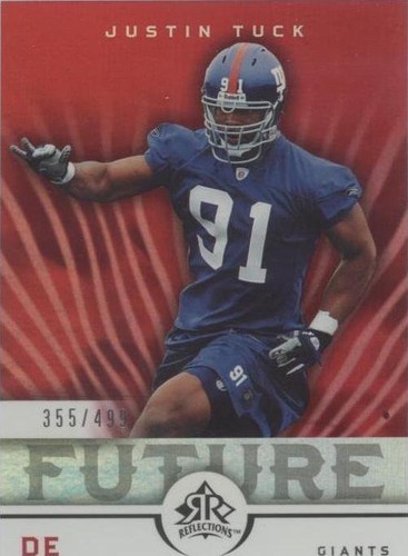 2005 Upper Deck Reflections Justin Tuck #263