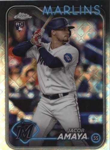 2024 Topps Chrome Logofractor Edition - Jacob Amaya #92