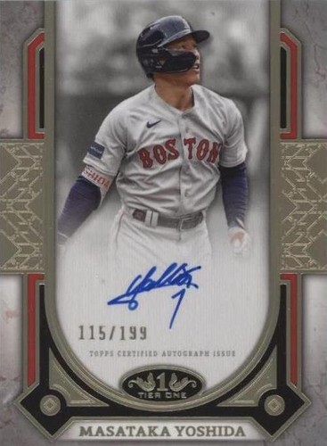 2024 Topps Tier One - Masataka Yoshida #PPA-MY