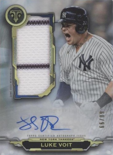 2019 Topps Triple Threads - Luke Voit #AUJR-LV