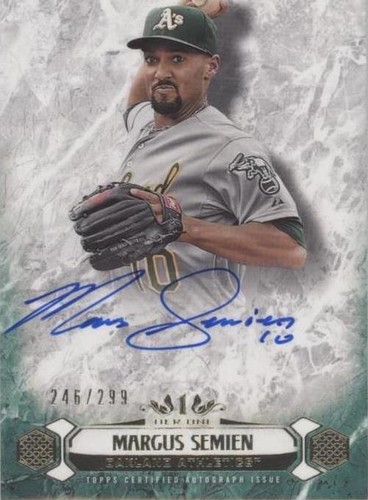 2016 Topps Tier One - Marcus Semien #BOA-MSE