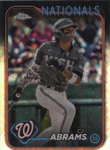 2024 Topps Chrome Logofractor Edition - C.J. Abrams #247