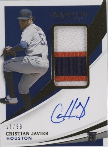 2021 Panini Immaculate Collection - Cristian Javier #131