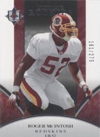 2006 Ultimate Collection Roger Mcintosh #348