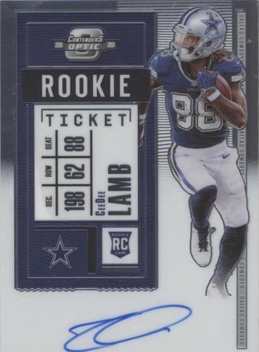2020 Panini Contenders Optic CeeDee Lamb #107