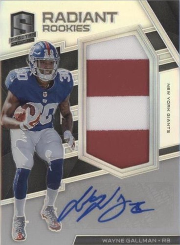 2017 Panini Spectra Wayne Gallman #RR-WG