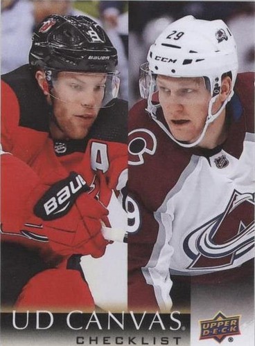 2018-19 Upper Deck - Nathan MacKinnon Taylor Hall #C90
