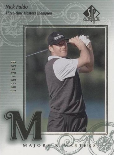 2002 SP Authentic - Nick Faldo #131