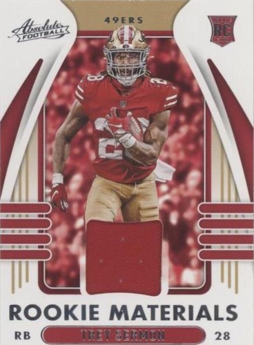 2021 Panini Absolute Trey Sermon #ARM-TSE