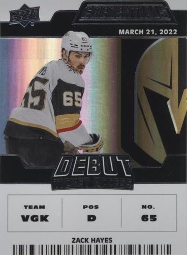 2022-23 Upper Deck Credentials - Zack Hayes #139