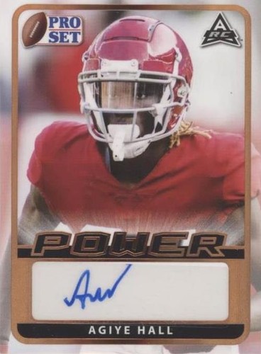 2021 Leaf Pro Set Power Agiye Hall #BA-AH2