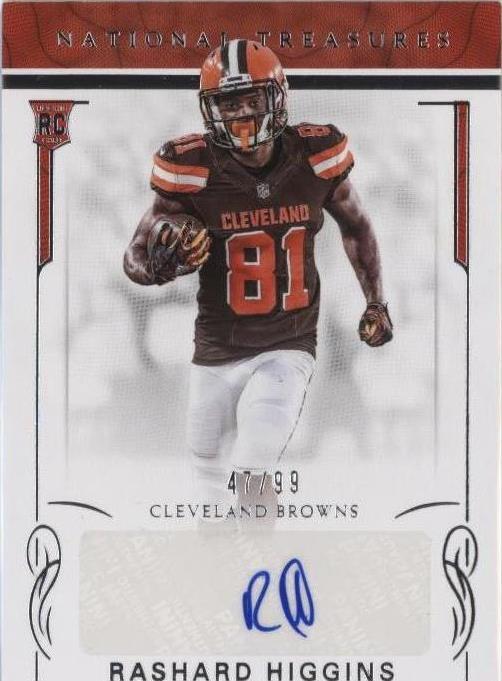 2016 Panini National Treasures Rashard Higgins #197