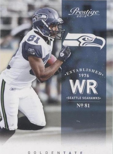 2012 Playoff Prestige Golden Tate #179