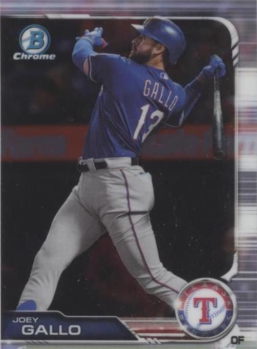 2019 Bowman Chrome - Joey Gallo #68