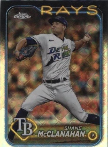 2024 Topps Chrome Logofractor Edition - Shane McClanahan #135